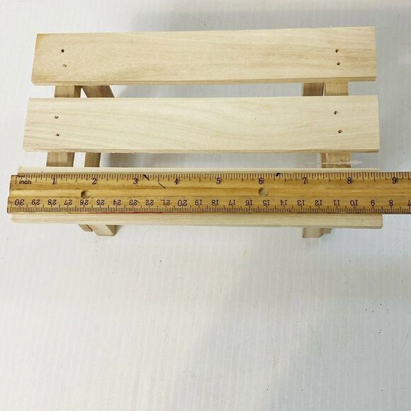 DIY Unfinished Wood Mini Picnic Table And Chair Set - Picture 6 of 12